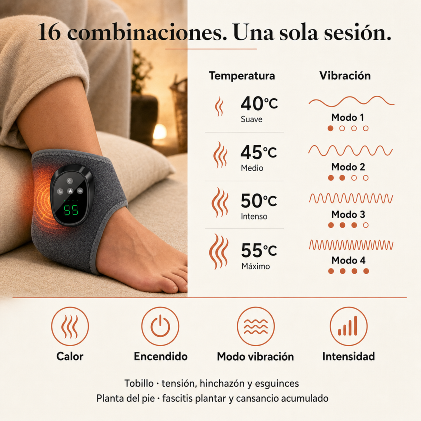 Reposa™ - Tobillera térmica